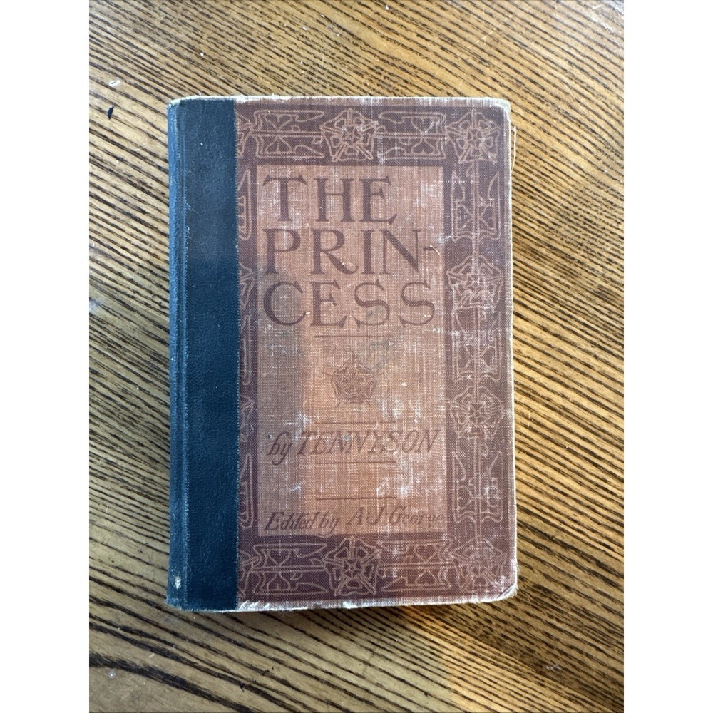 The Princess Alfred Lord Tennyson 1902 Antique Hardcover Book D.C. Heath & Co.